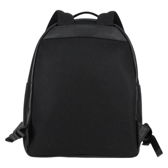 VERSACE Backpack Leather Black Gold Auth 118689A main image 10